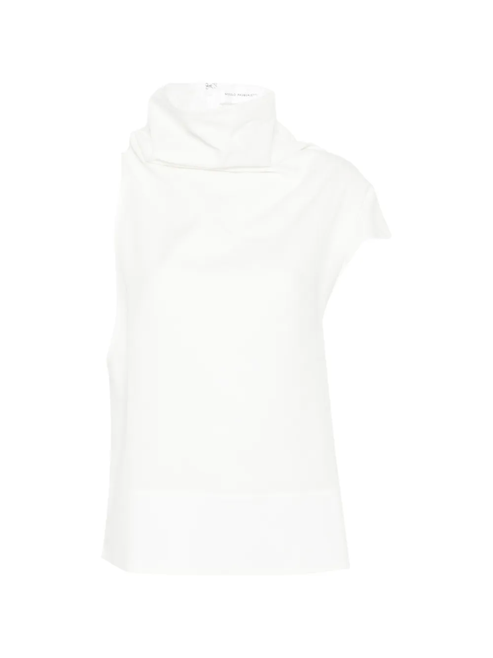 Niccolò Pasqualetti Serra high-neck top - Bianco