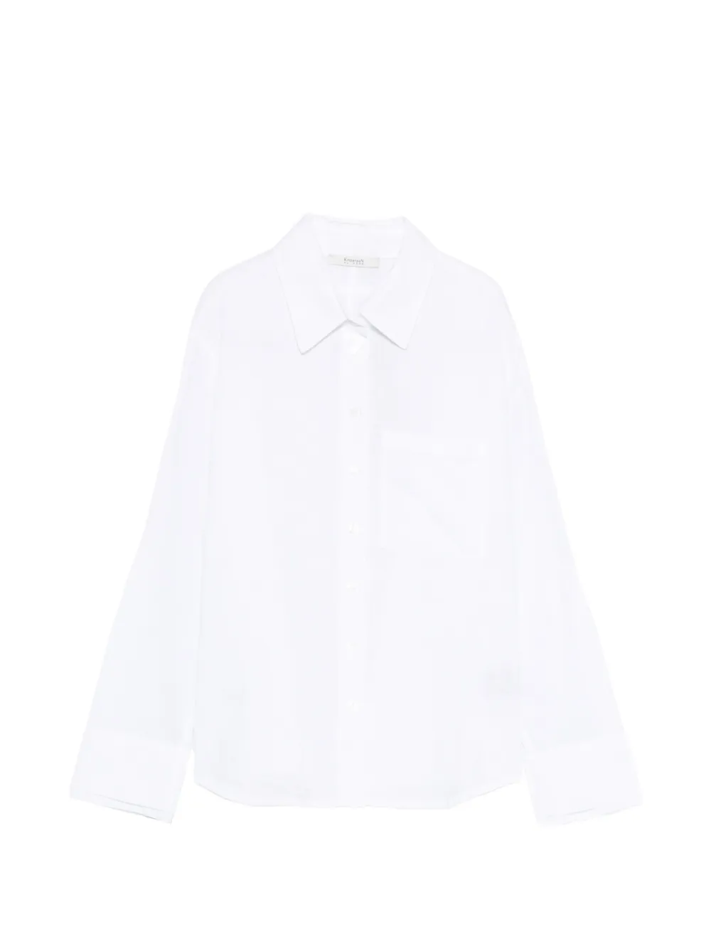 Kristensen Du Nord chest-pocket shirt - Bianco