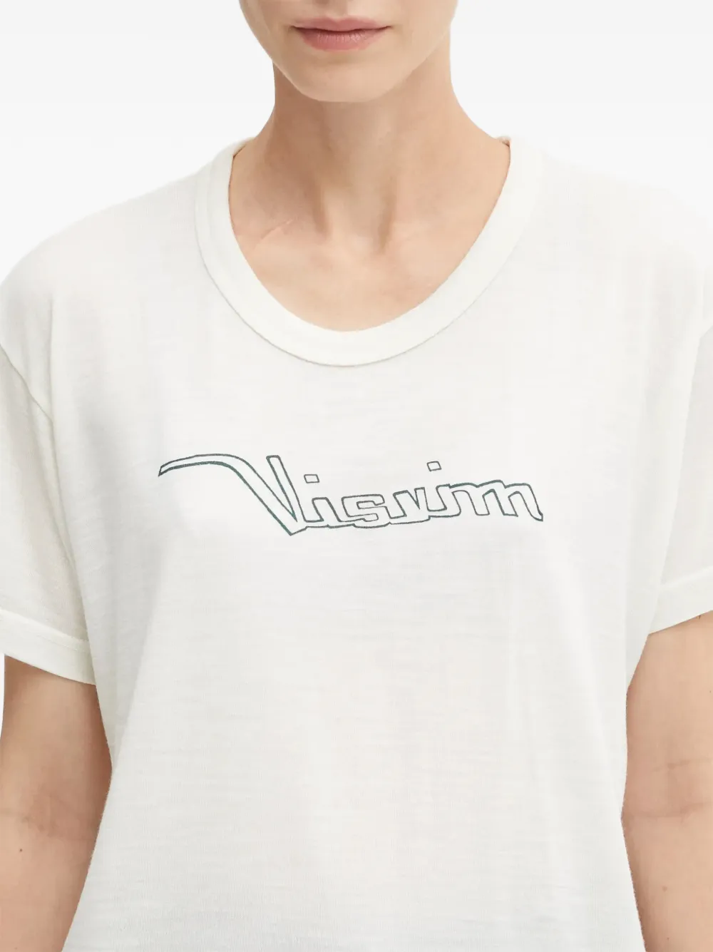 visvim T-shirt met logoprint Wit