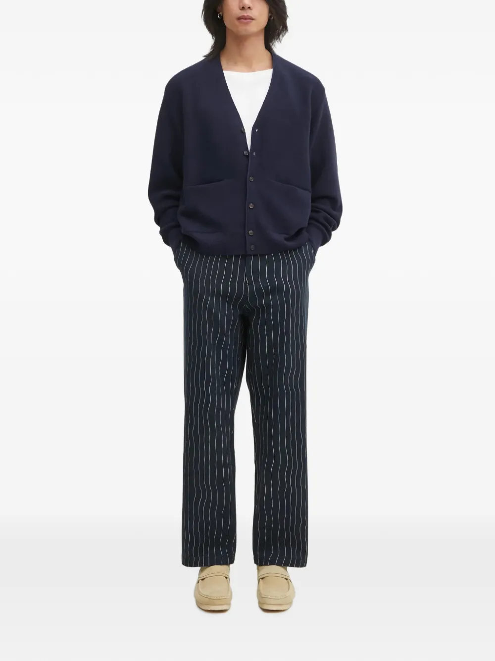 visvim Selmer vest met opgestikte zak Blauw