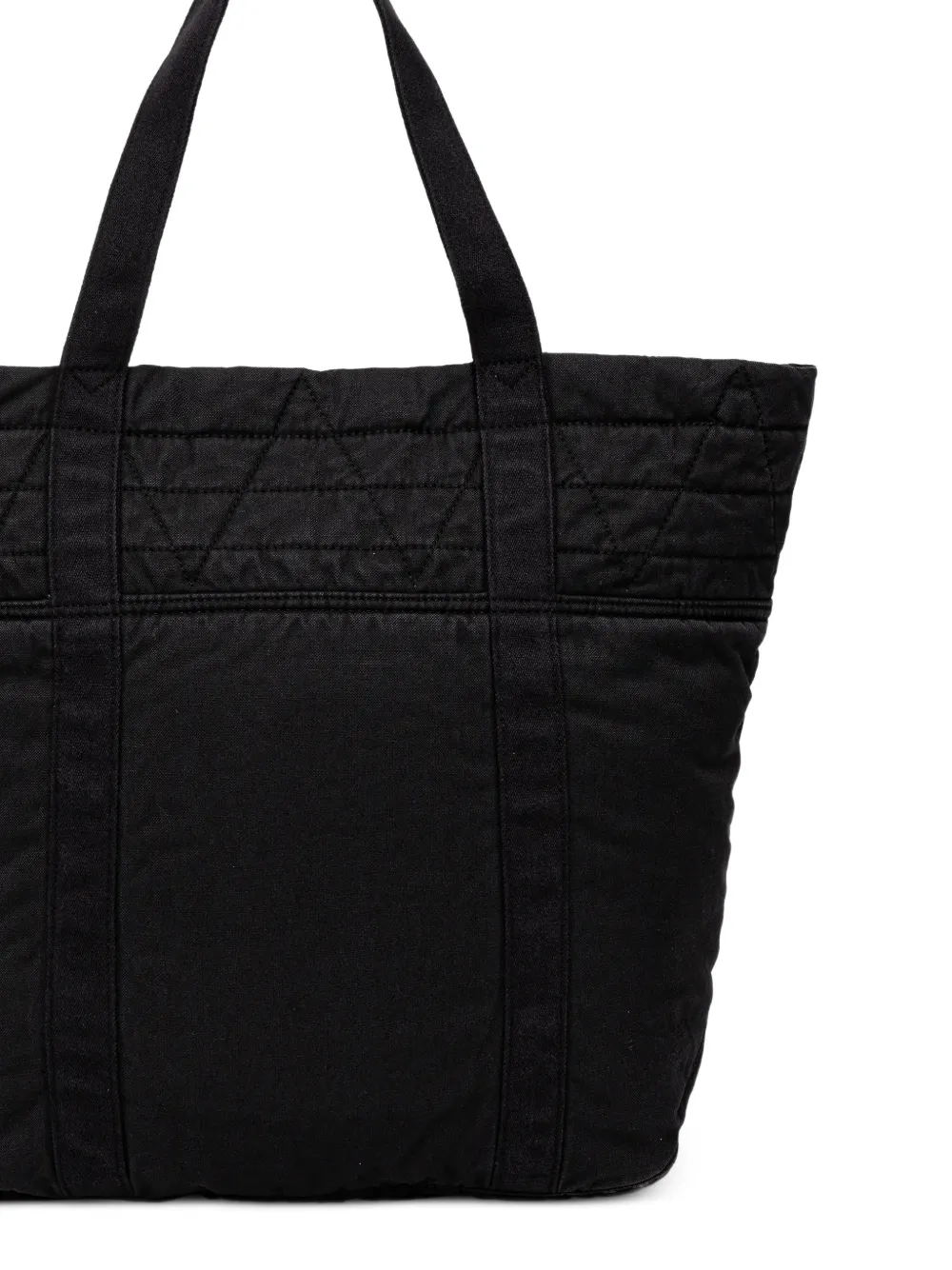 visvim M N.A.P. quilted tote bag Zwart