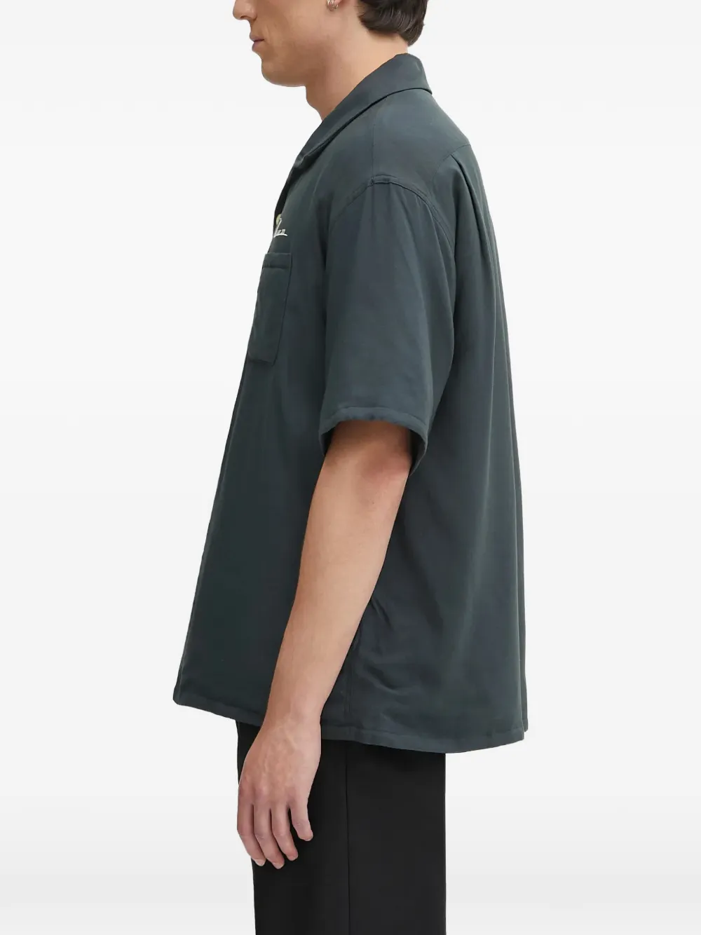 visvim pocket button-down shirt Zwart