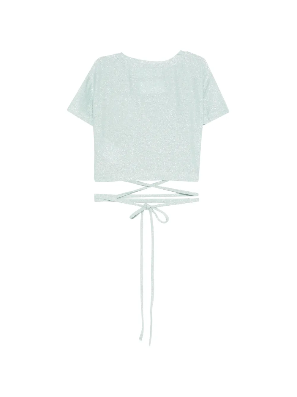 Miss Grant Kids T-shirt met gestrikte taille Groen