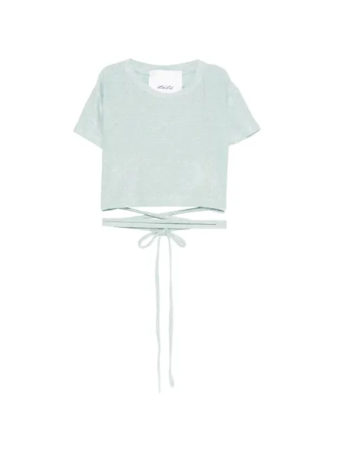 Miss Grant Kids tie-waist T-shirt