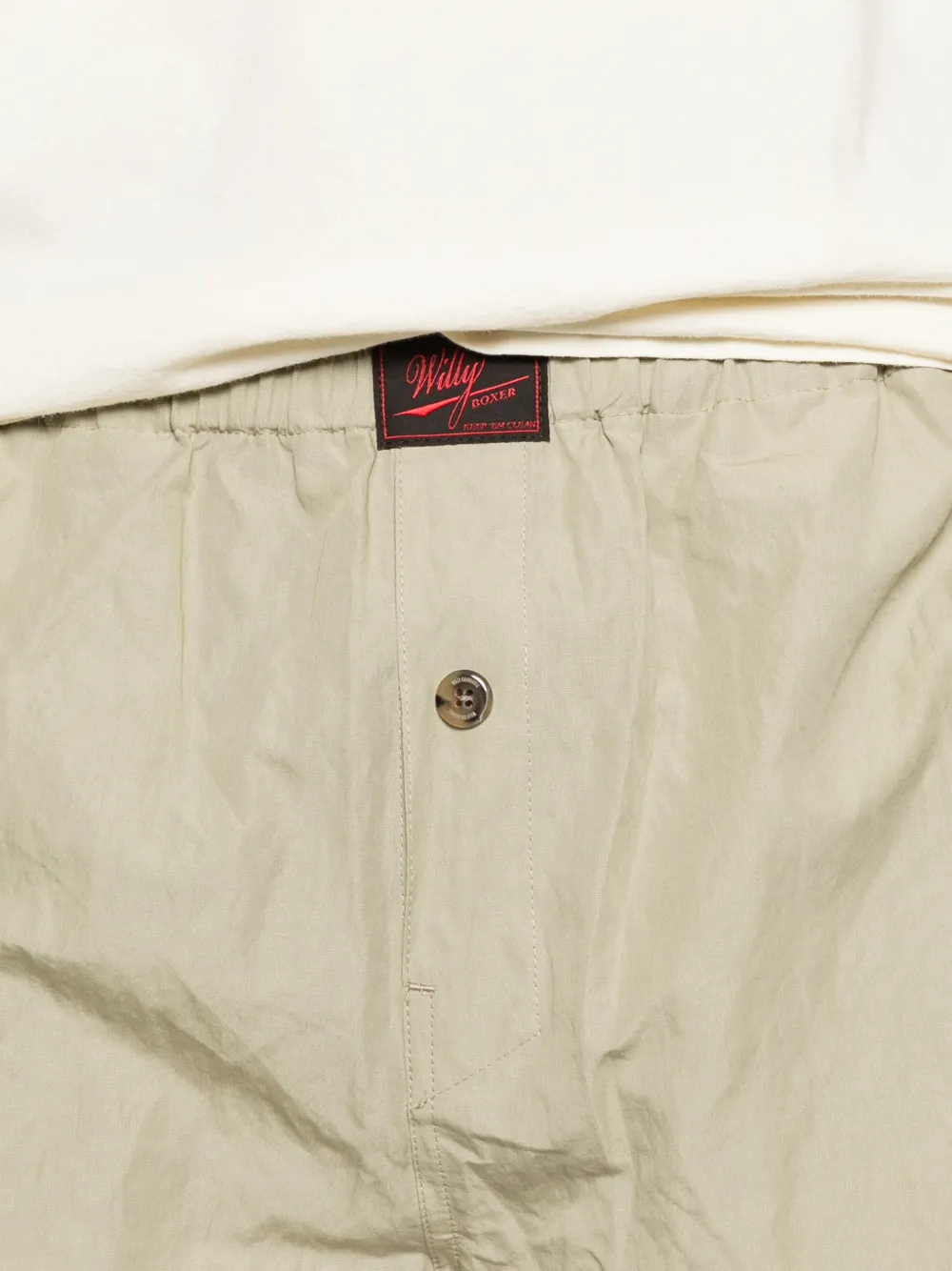 Willy Chavarria Shorts met elastische taille Groen