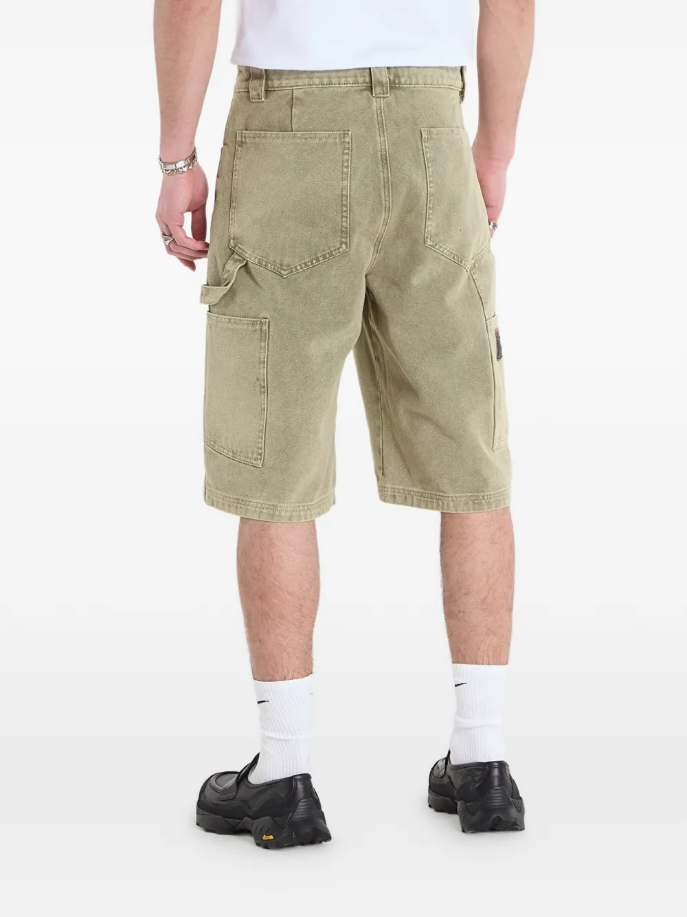  Roa Ash Canvas Shorts - Green 