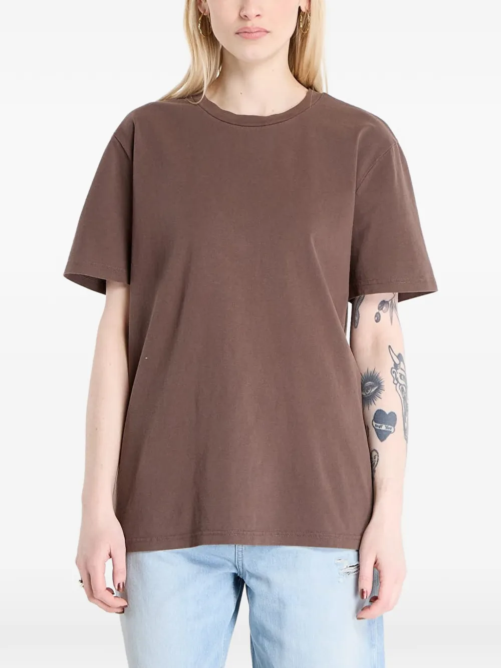 A.P.C. crew-neck T-shirt - Marrone