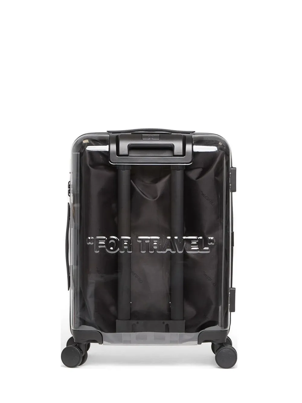 Off-White Arrows trolley luggage - Bianco