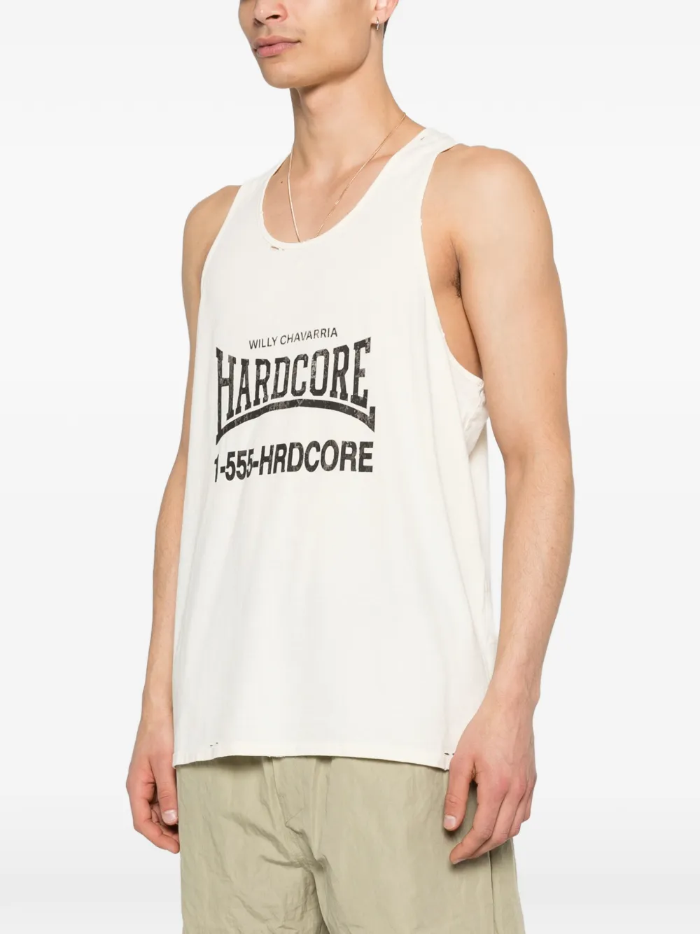  Willy Chavarria Graphic Tank Top - Neutrals 