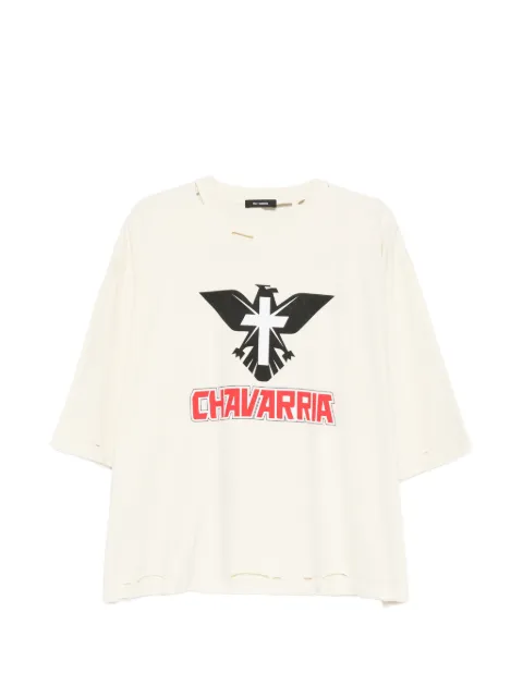 Willy Chavarria playera con estampado gráfico