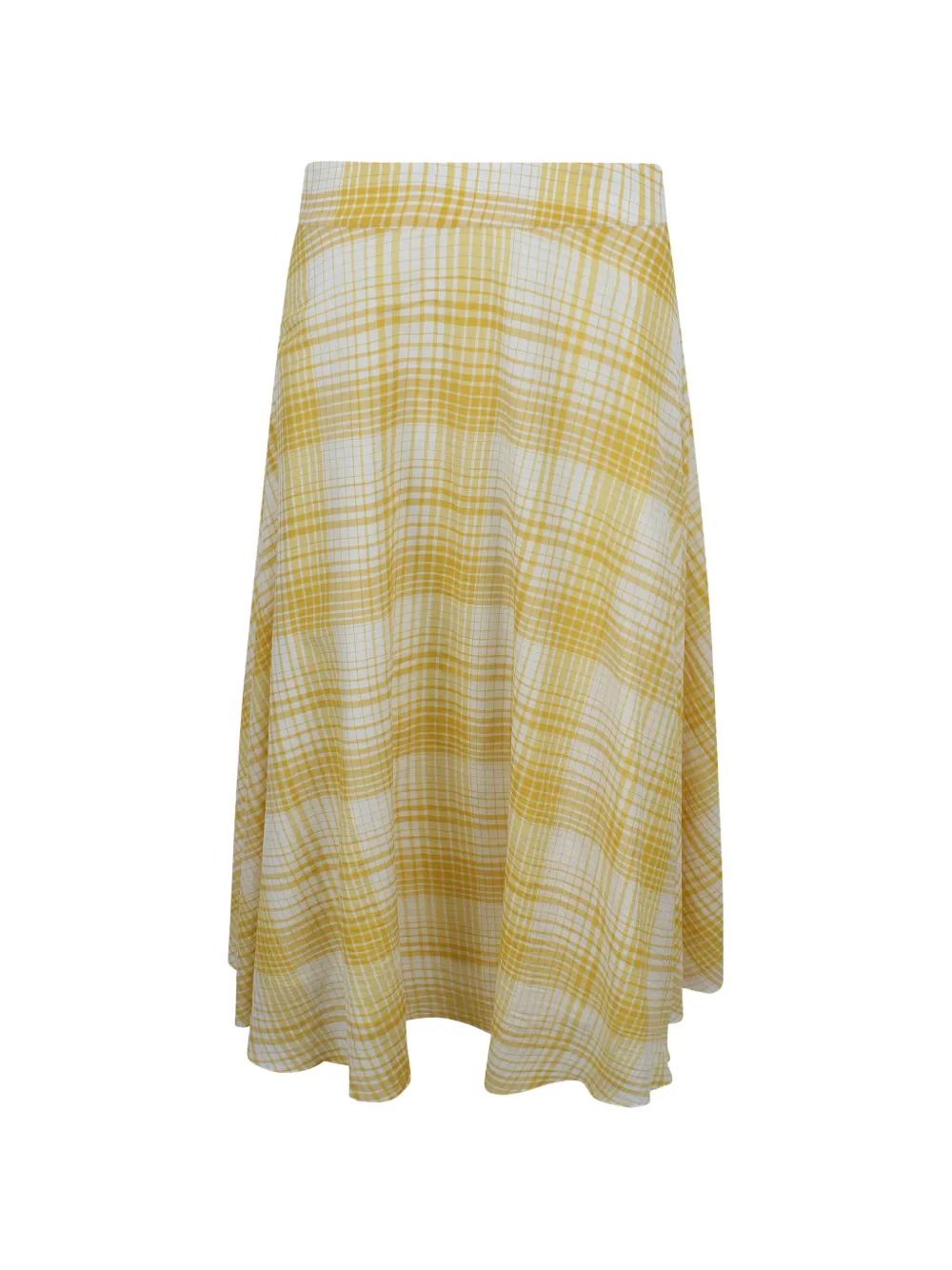 mii Corfu checked skirt - Bianco