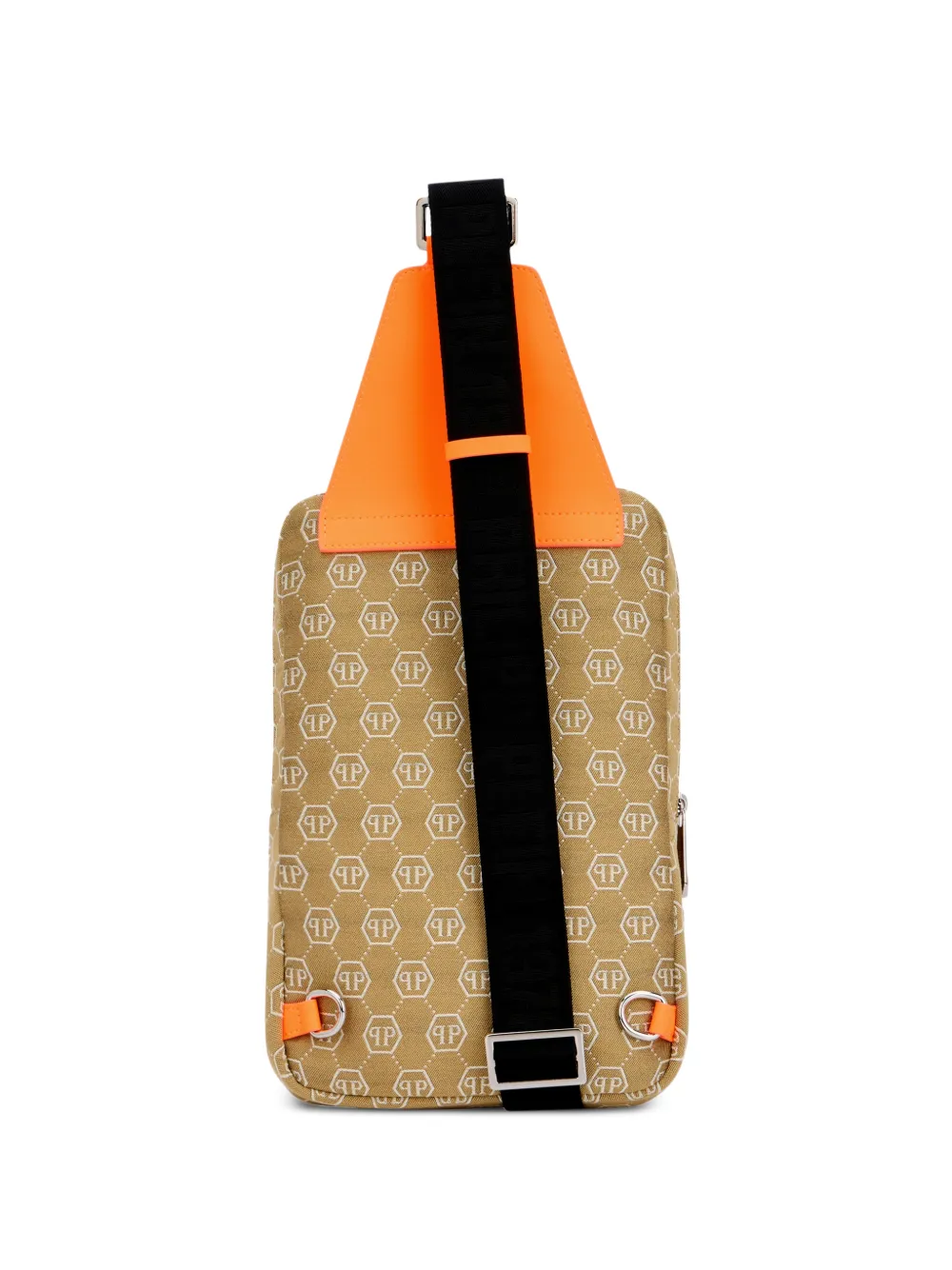 Philipp Plein Messengertas met monogram Beige