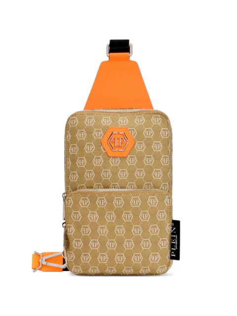 Philipp Plein monogram jacquard messenger bag