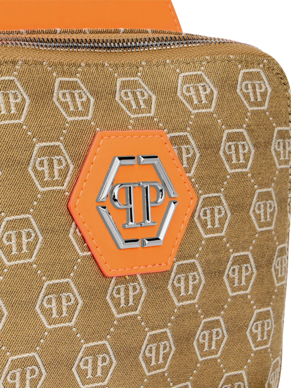 Philipp Plein Messengertas met monogram Beige