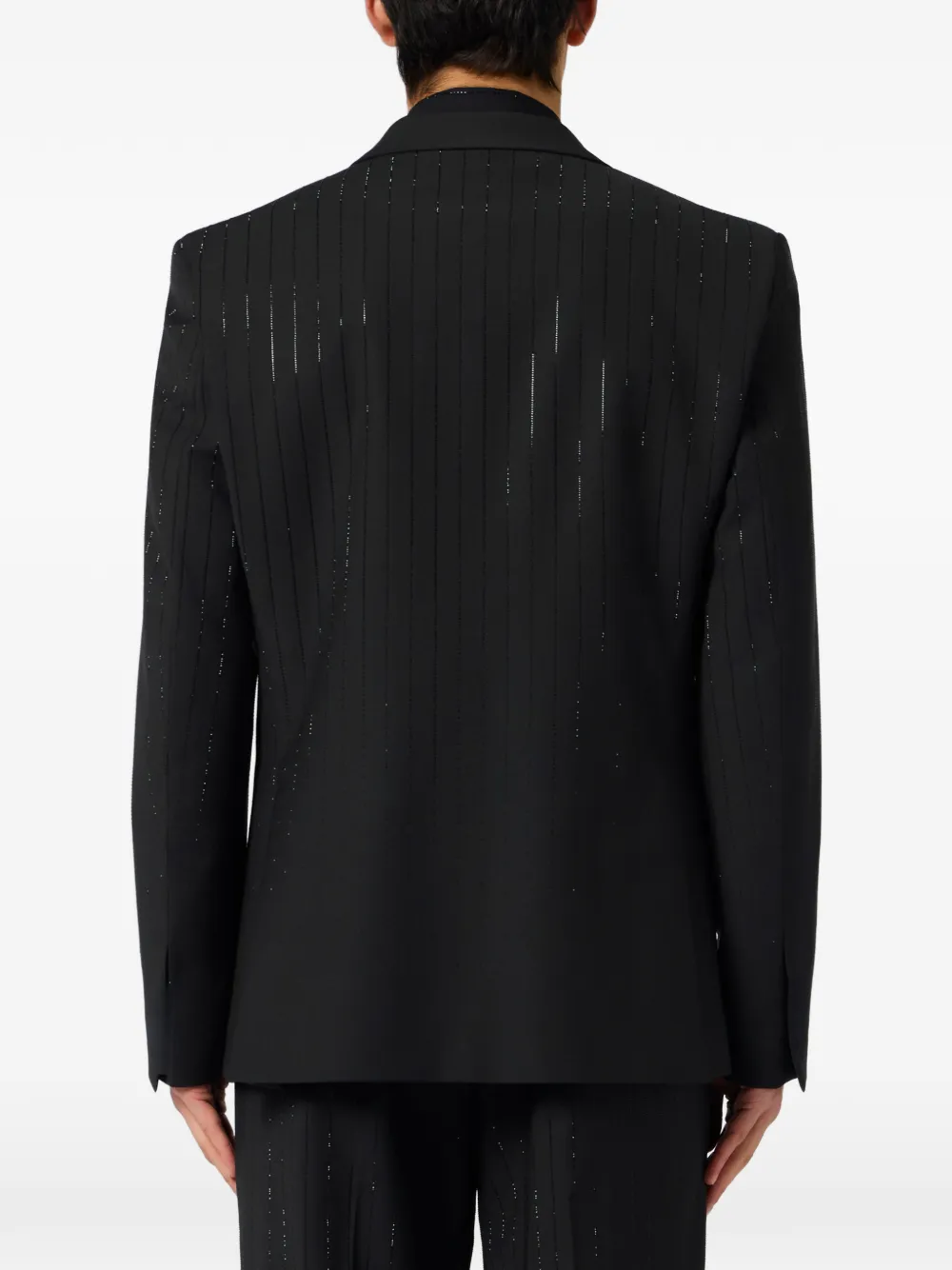 Philipp Plein Blazer met gedegradeerde stenen Zwart