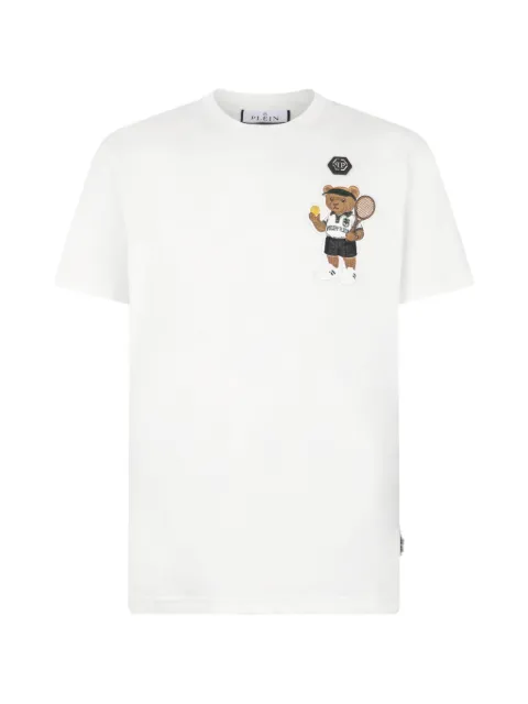 Philipp Plein teddy patch round neck T-shirt