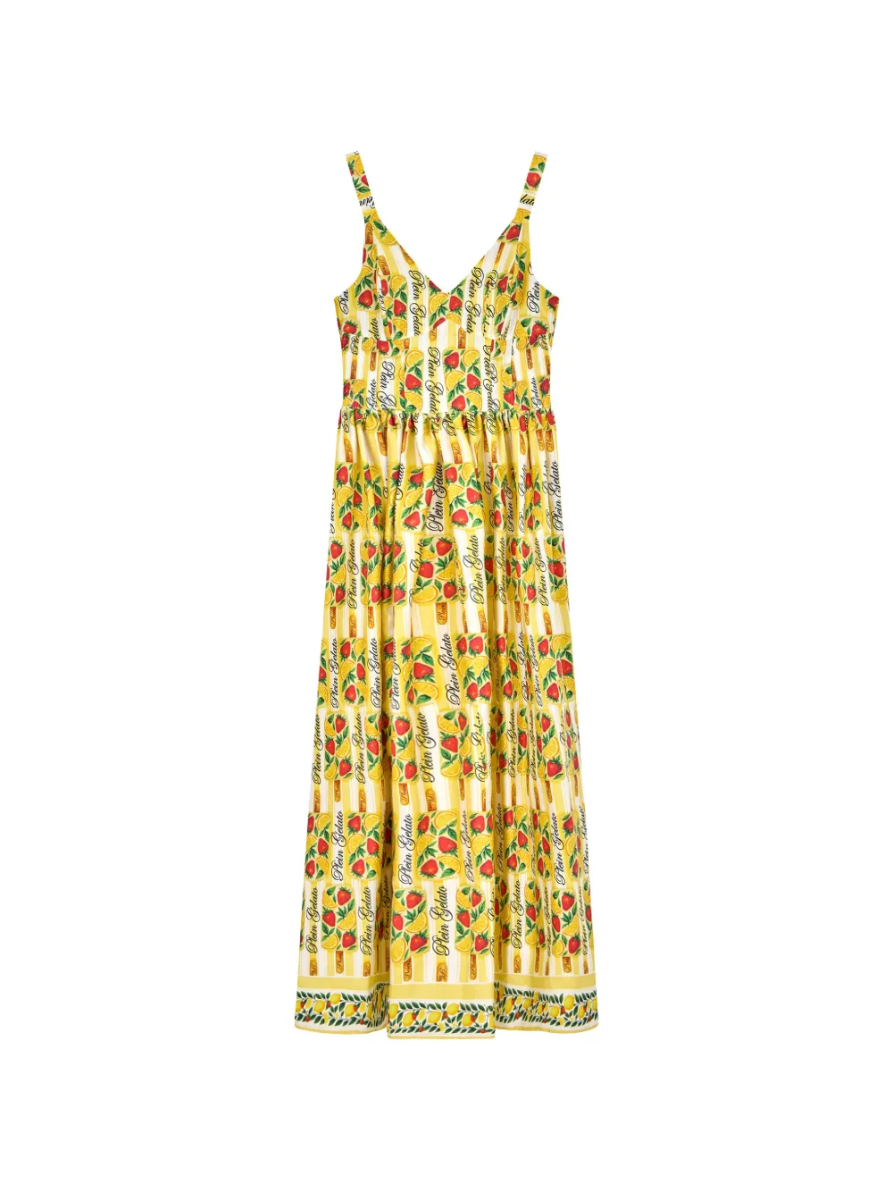 Philipp Plein long dress Plein Gelato - Giallo
