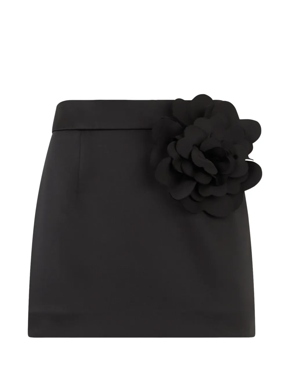 Philipp Plein rose detail mini skirt - Nero