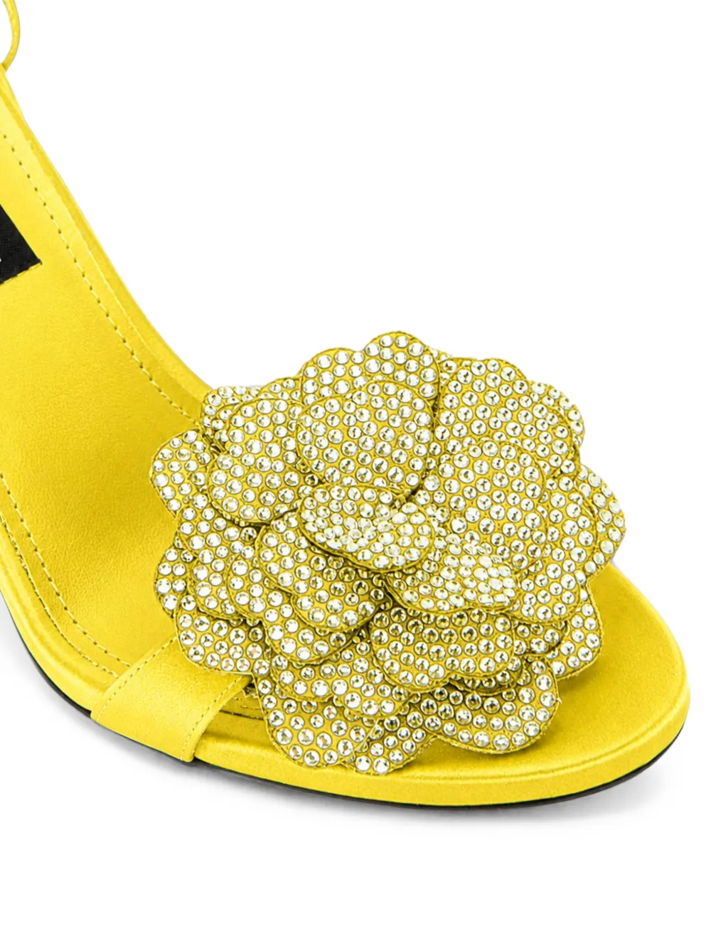 Philipp Plein Sandalen met hoge hak en veters Geel