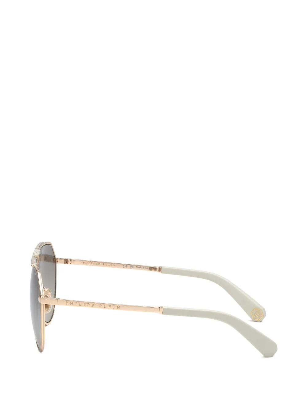 Philipp Plein Eyewear Zonnebril met piloten montuur Goud