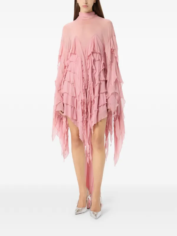 blumarine mini dress BLUMARINE Rose Mini Dress