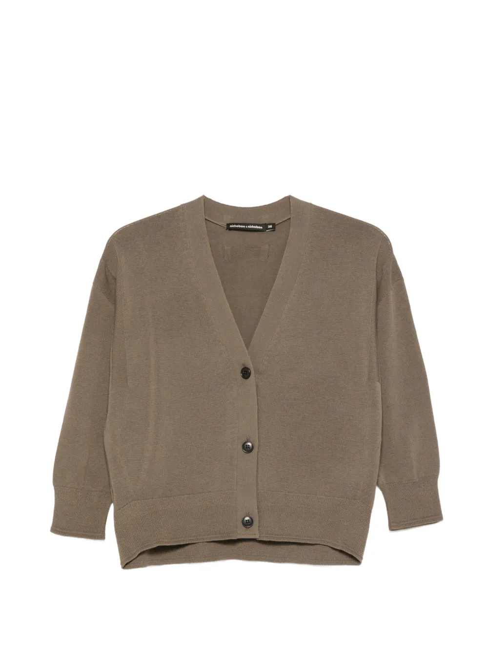 nicholson & nicholson buttoned V-neck cardigan - Verde