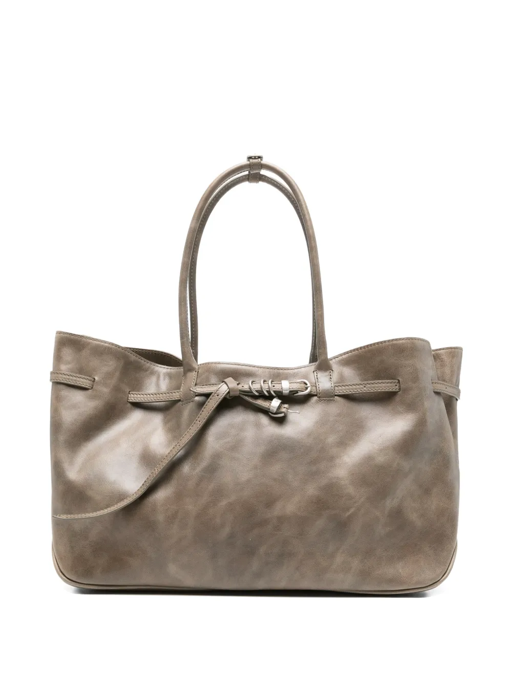 Marge Sherwood buckle-detail tote bag - Verde