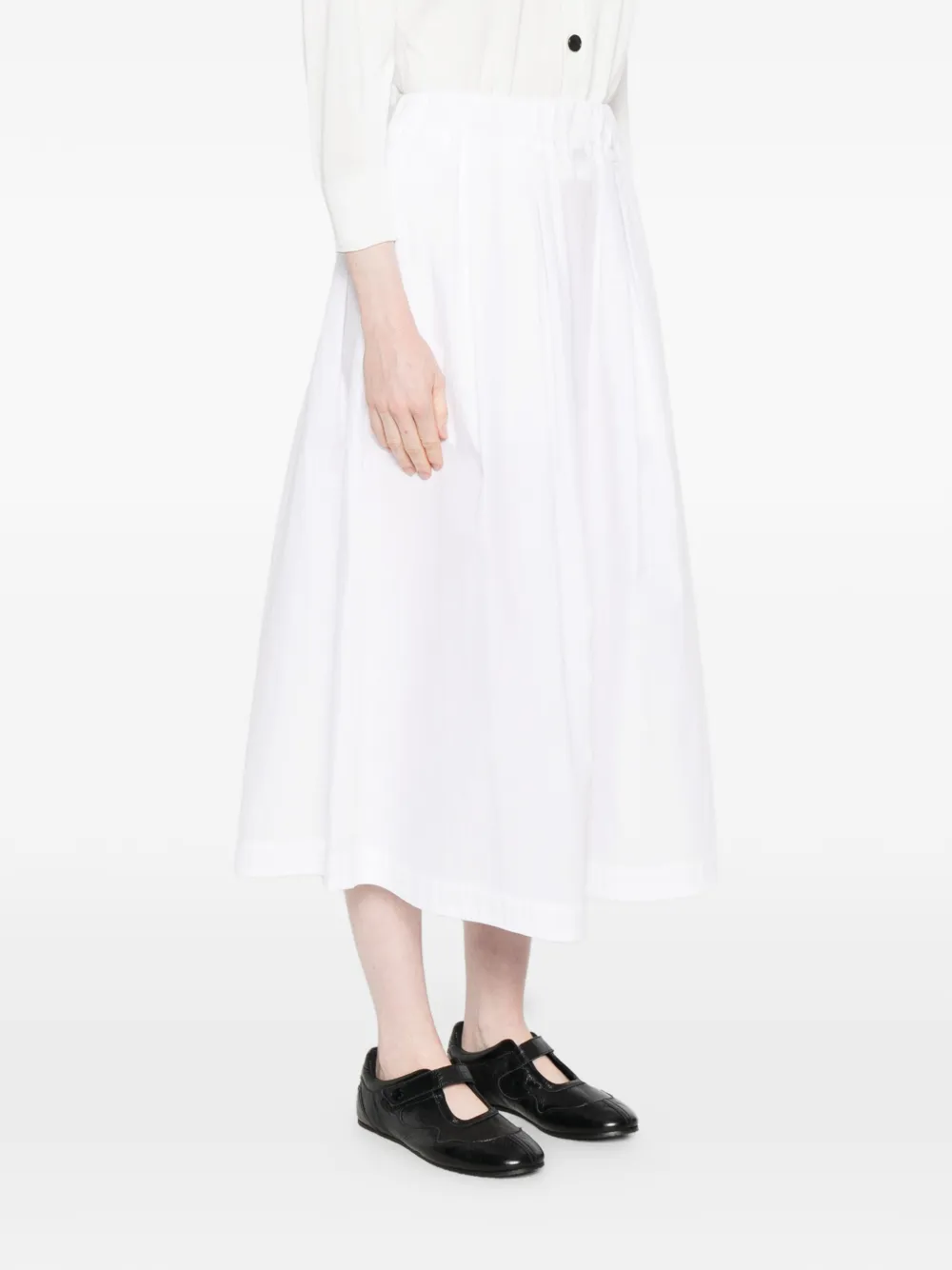  Nicholson & Nicholson Elasticated Skirt - White 