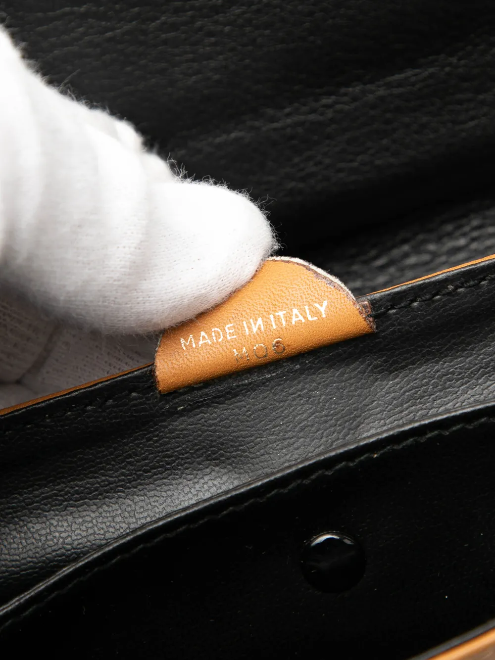 2006 Leather Carriage Clutch Bag