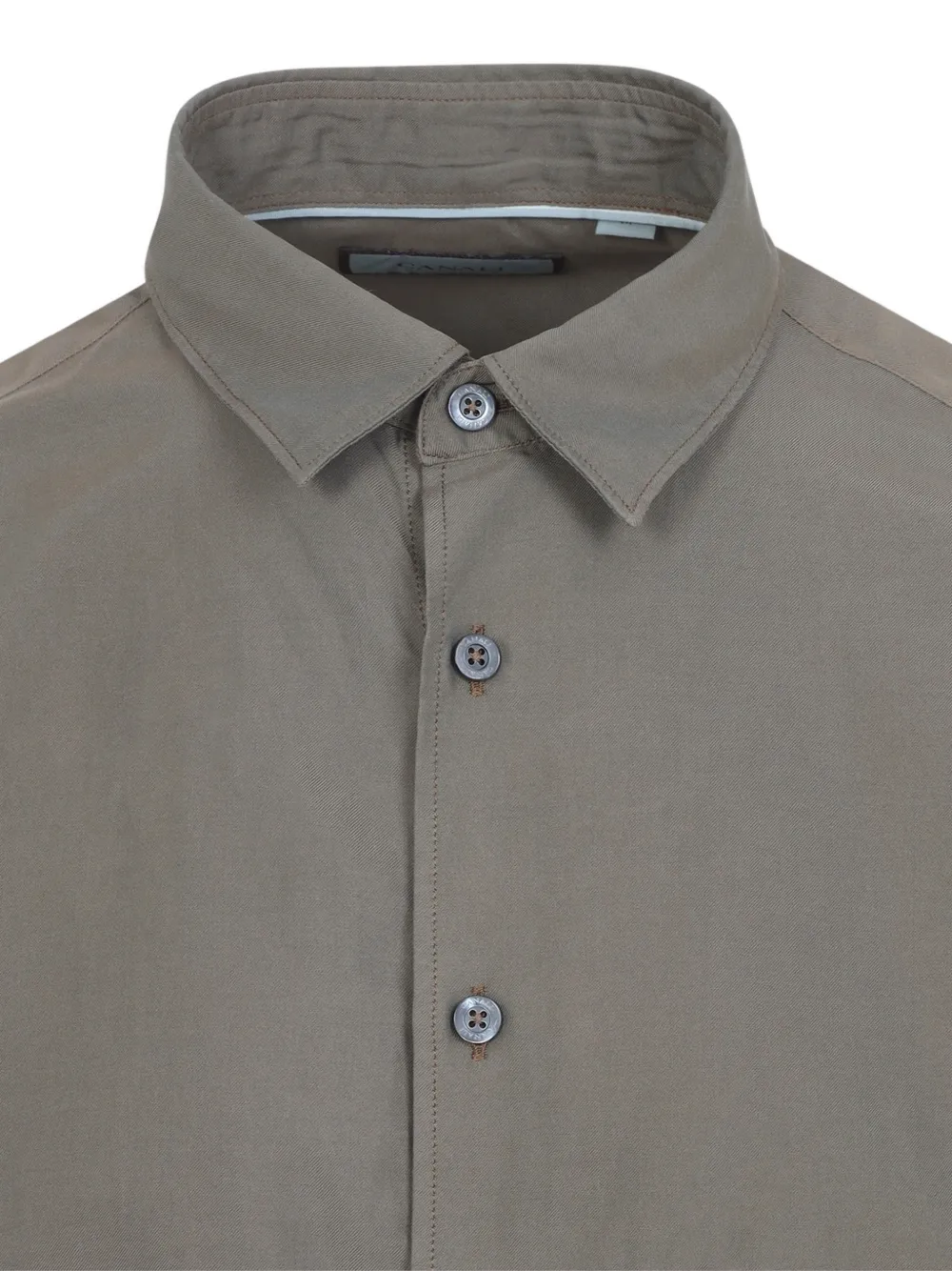  Canali Buttoned Shirt - Grey 
