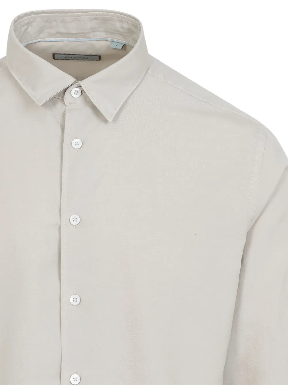 Canali Overhemd Beige