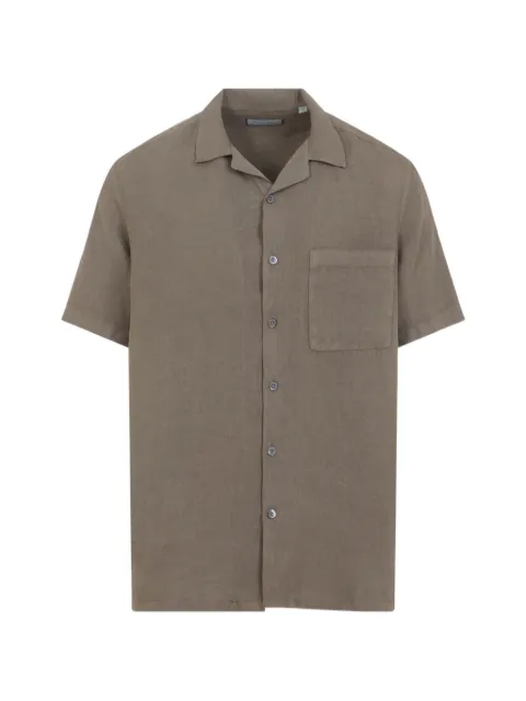 Canali pocket linen shirt