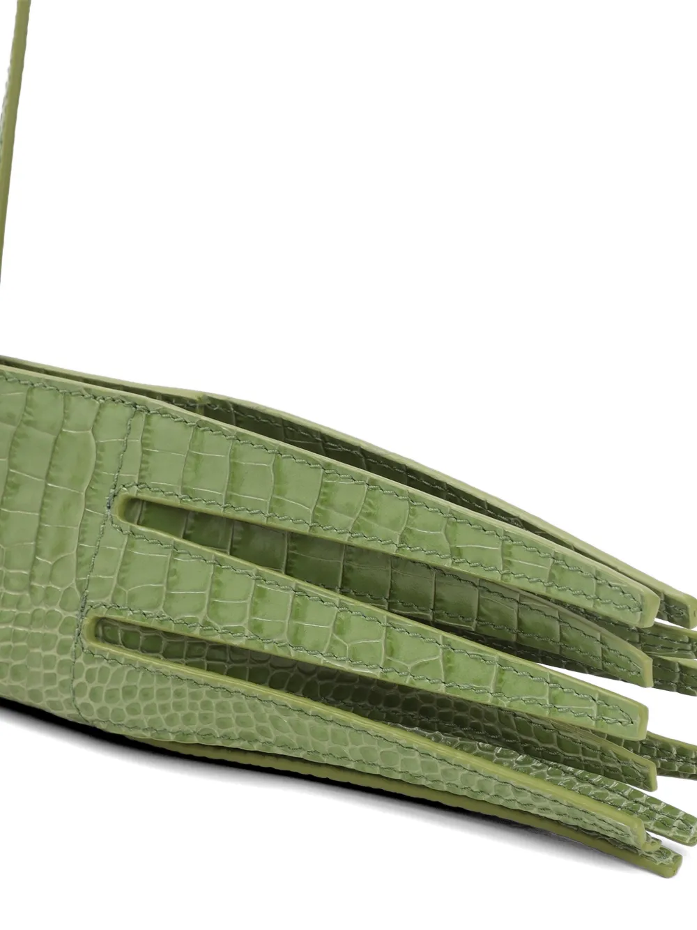 Jacquemus The Poireau clutch Groen