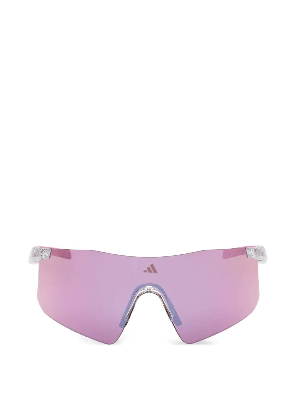 adidas logo-detail sunglasses - Bianco