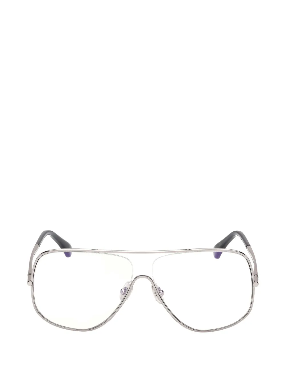 Max Mara Eyewear browline glasses - Argento