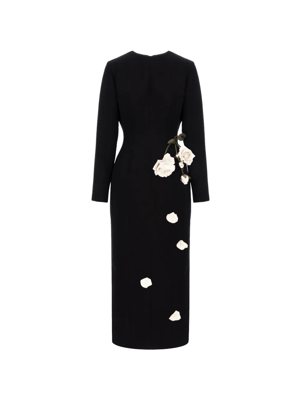 Cristina Savulescu The Promised floral midi dress - Black