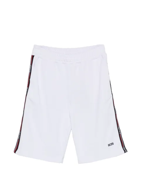 Gcds Kids logo-stripe shorts