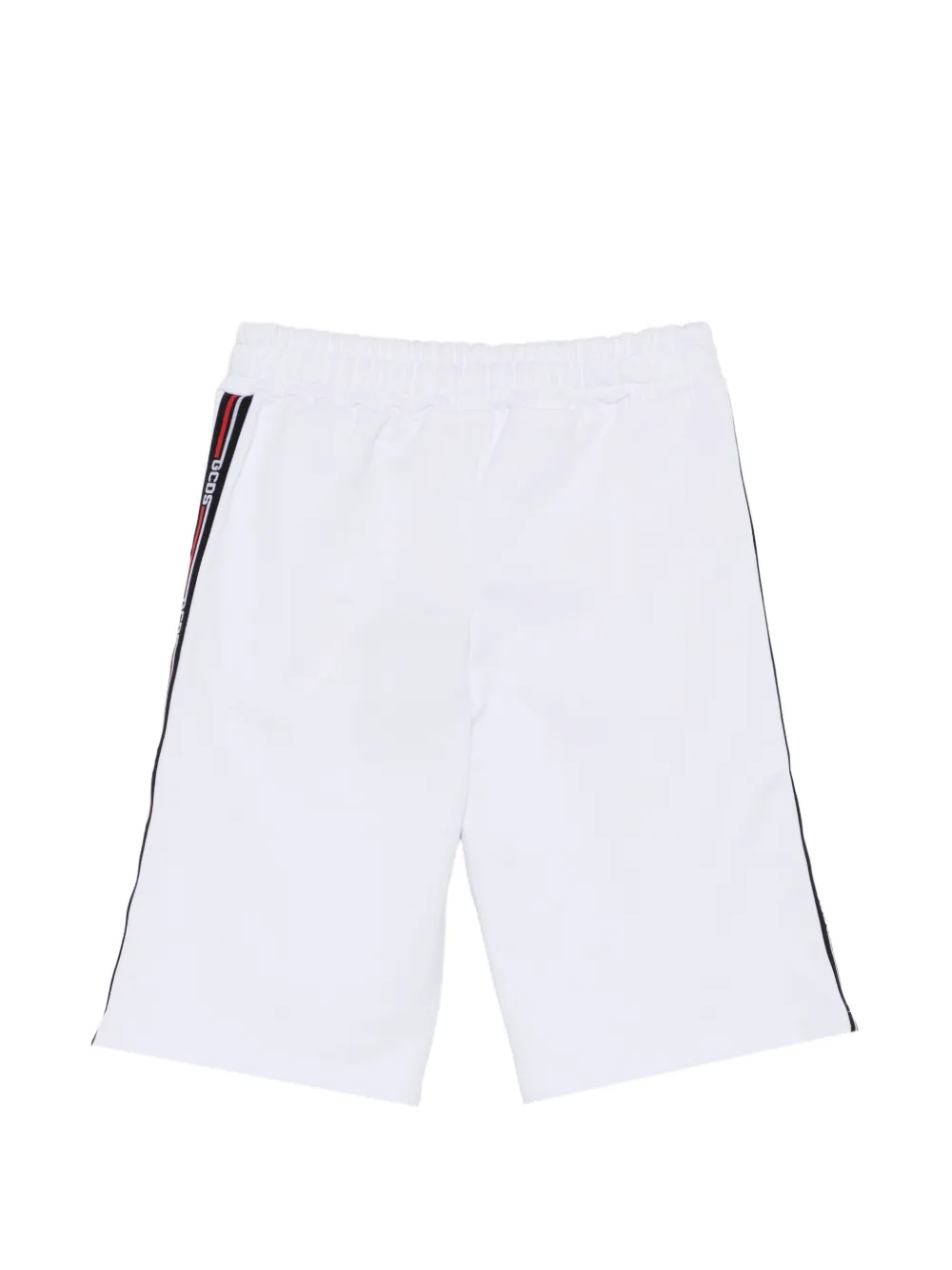  Gcds Kids Logo-stripe Shorts - White 