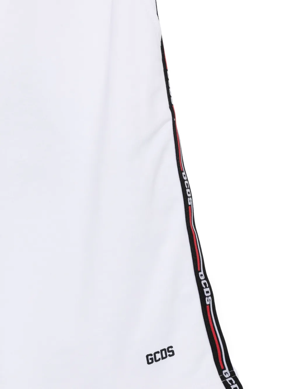  Gcds Kids Logo-stripe Shorts - White 