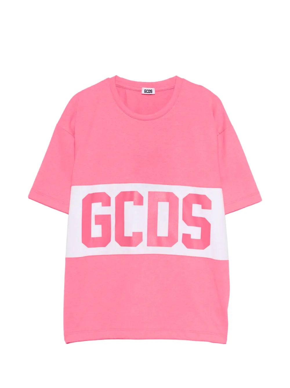 Gcds Kids stripe T-shirt - Rosa