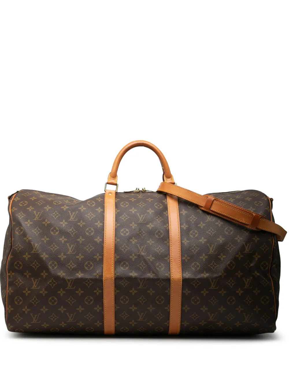 Louis Vuitton Pre-Owned 1988 Monogram Keepall Bandouliere 60 travel bag - Marrone