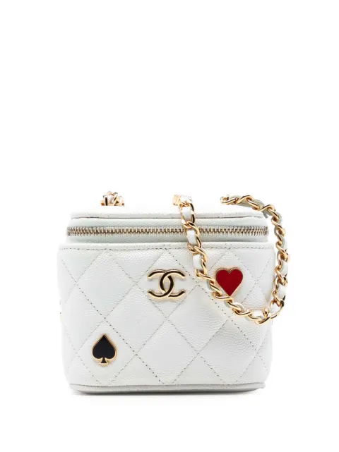 CHANEL Pre-Owned 2021-2025 Mini Caviar Coco Casino Case vanity bag