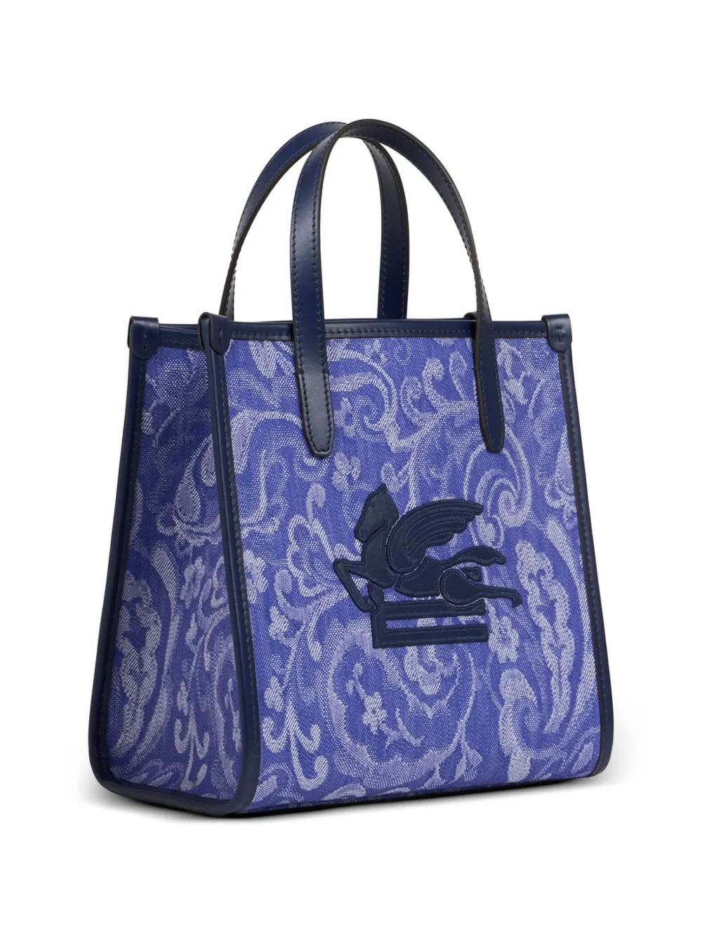ETRO Kleine Love Trotter shopper met jacquard Paars