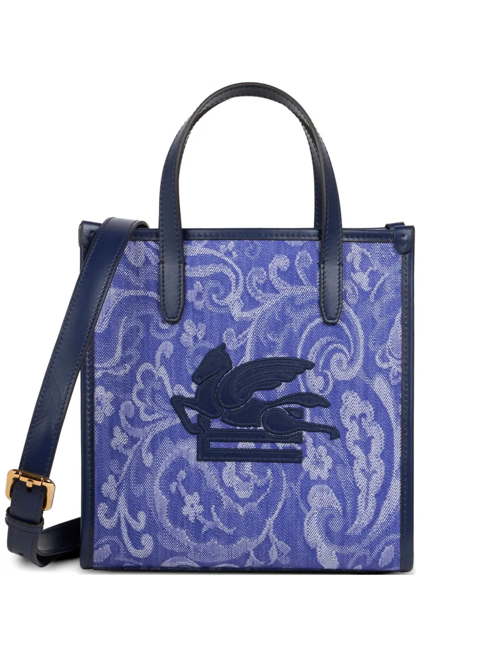 ETRO small Love Trotter jacquard pegasus tote bag - Viola