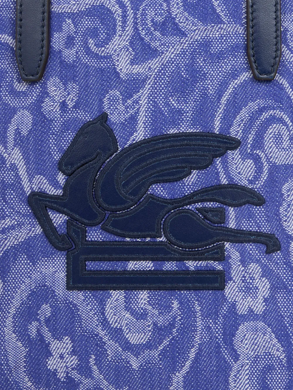 ETRO Kleine Love Trotter shopper met jacquard Paars