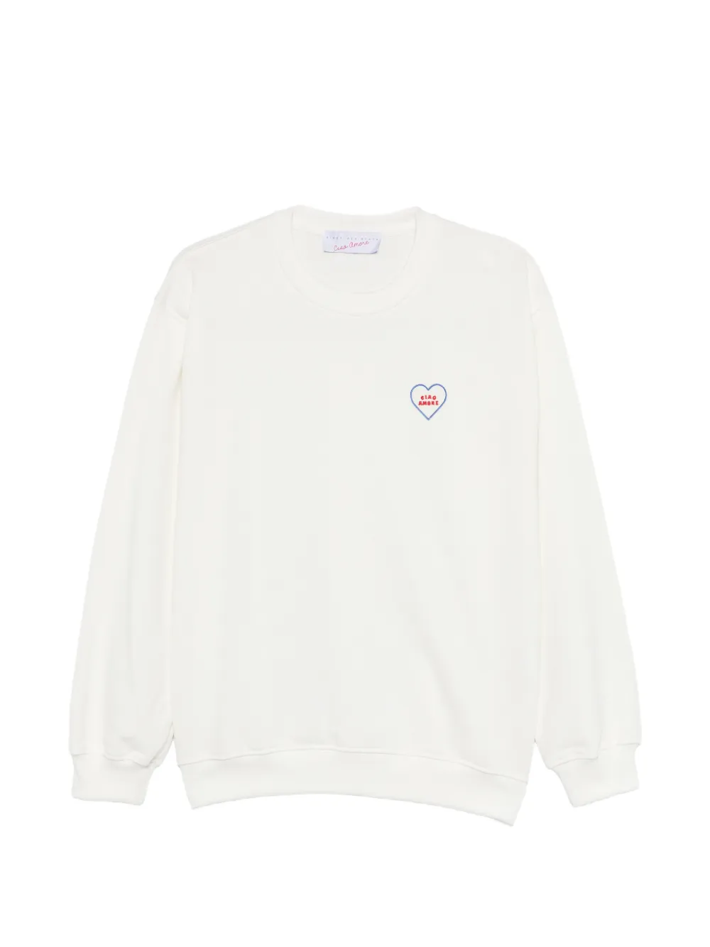 Giada Benincasa embroidered sweatshirt - Bianco