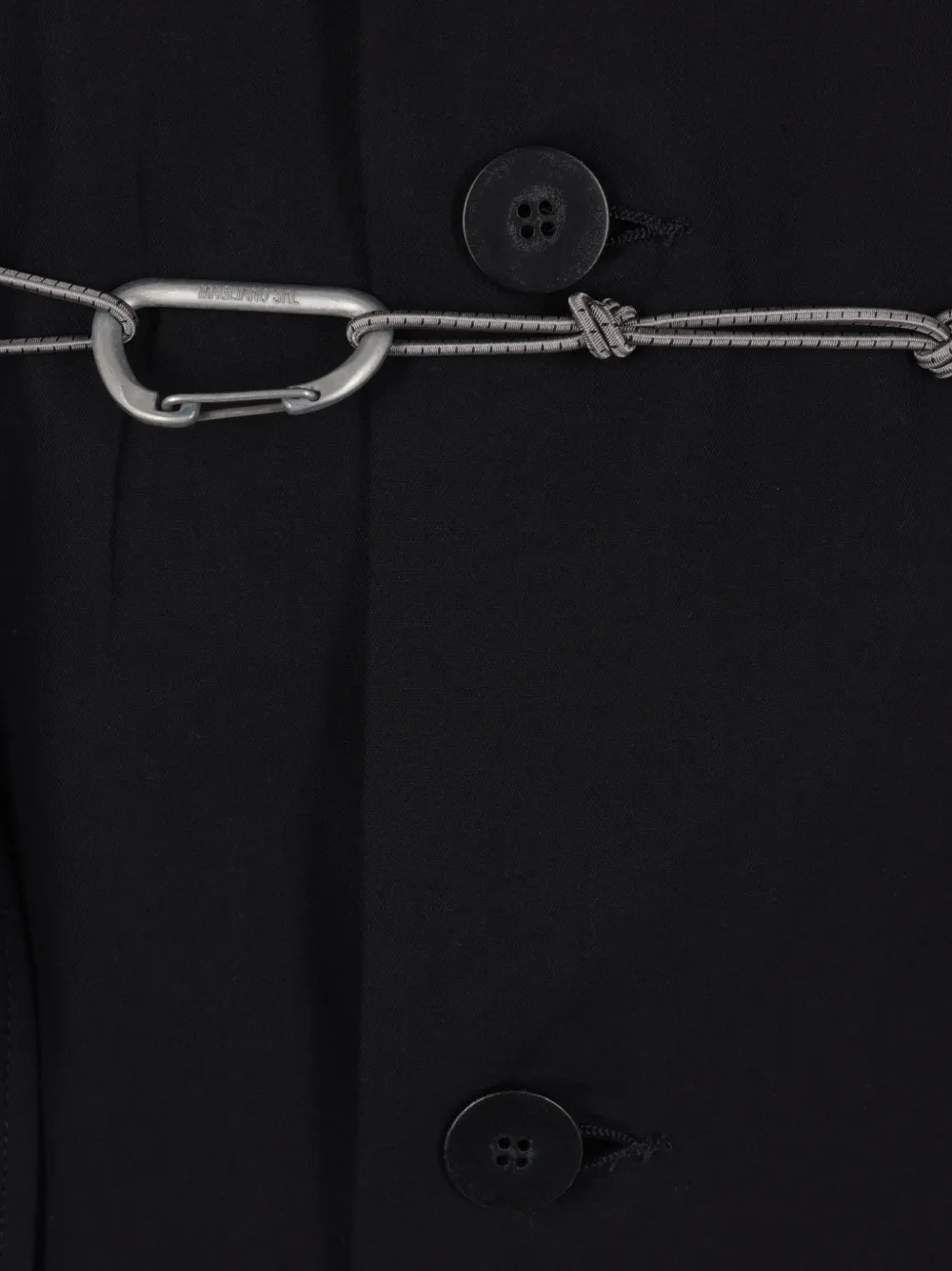 Magliano Katoenen jas met ceintuur Zwart