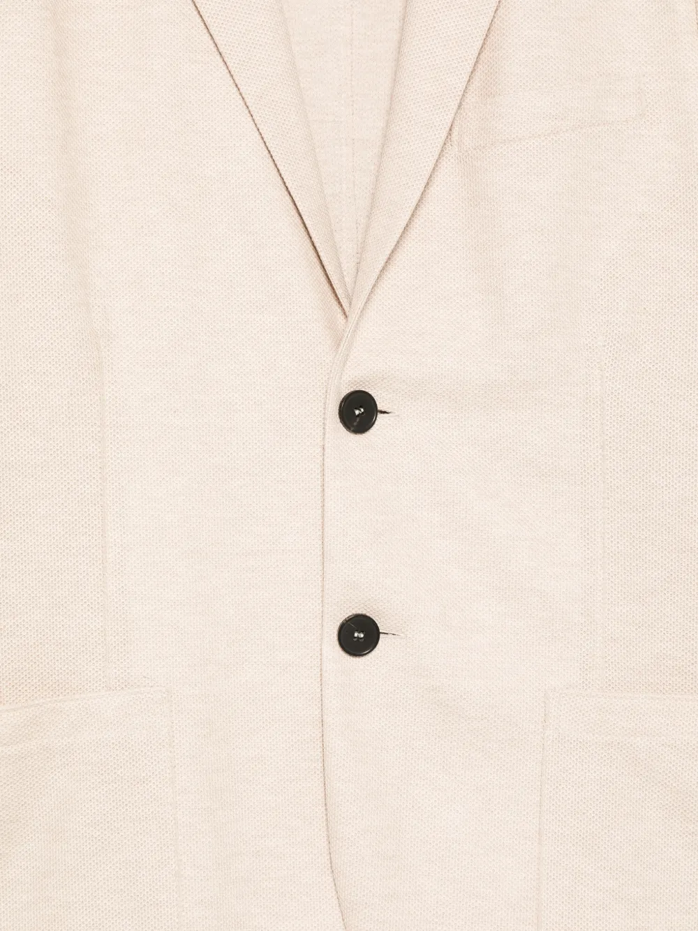 Harris Wharf London Katoenen blazer met knoop Beige