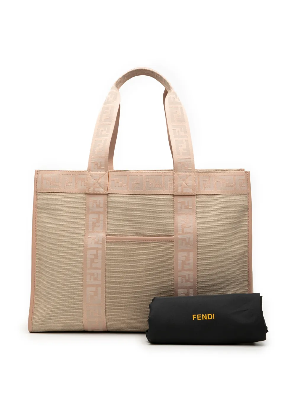 2010-2026 Zucca Trimmed Canvas Tote Bag