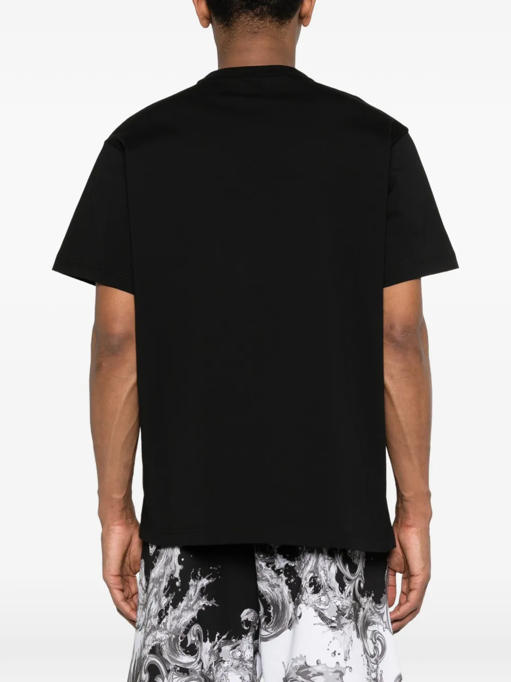 Versace Jeans Couture Logo Liquify T-shirt Zwart